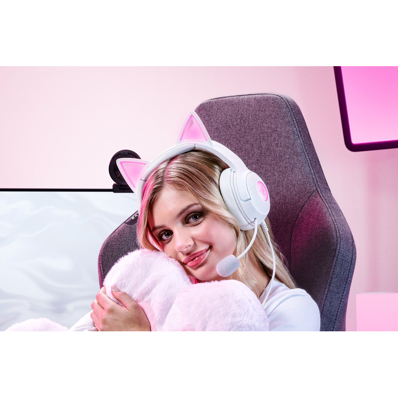 Гарнитура Razer Kraken Kitty V2 - White/ Razer Headset Kraken Kitty V2 White
