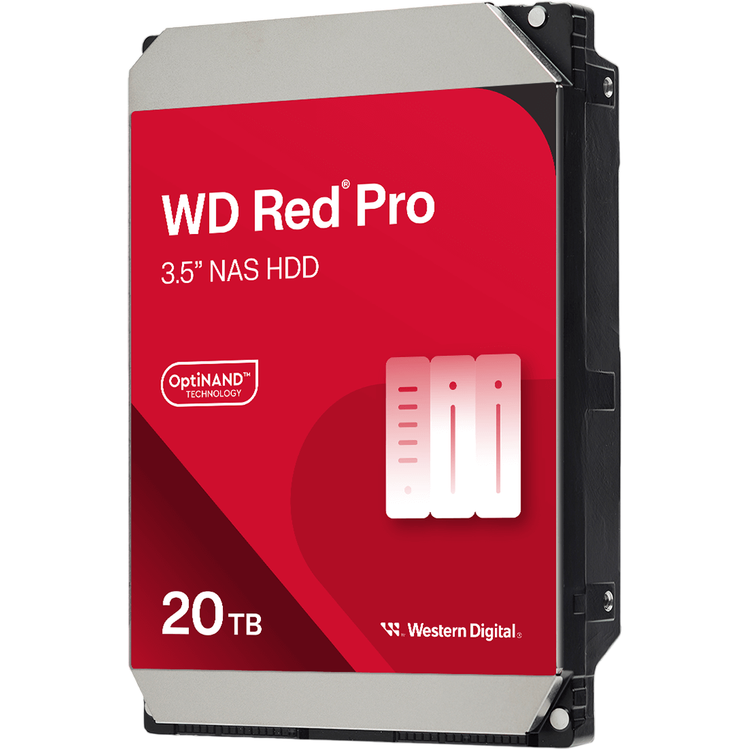 Жесткий диск/ HDD WD SATA3 20TB Red Pro 7200RPM  512MB 1 year warranty (replacement WD201KFGX, ST20000NT001, WD181PURP, ST20000VE002)