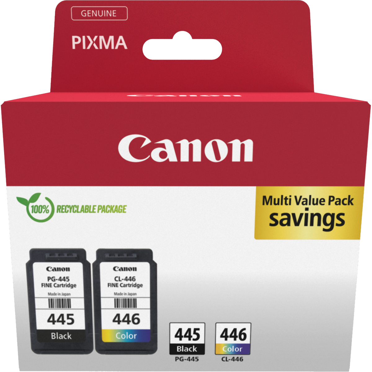 Набор картриджей Canon (8283B004/8283B008)/PG-445, CL-446 Multi Pack