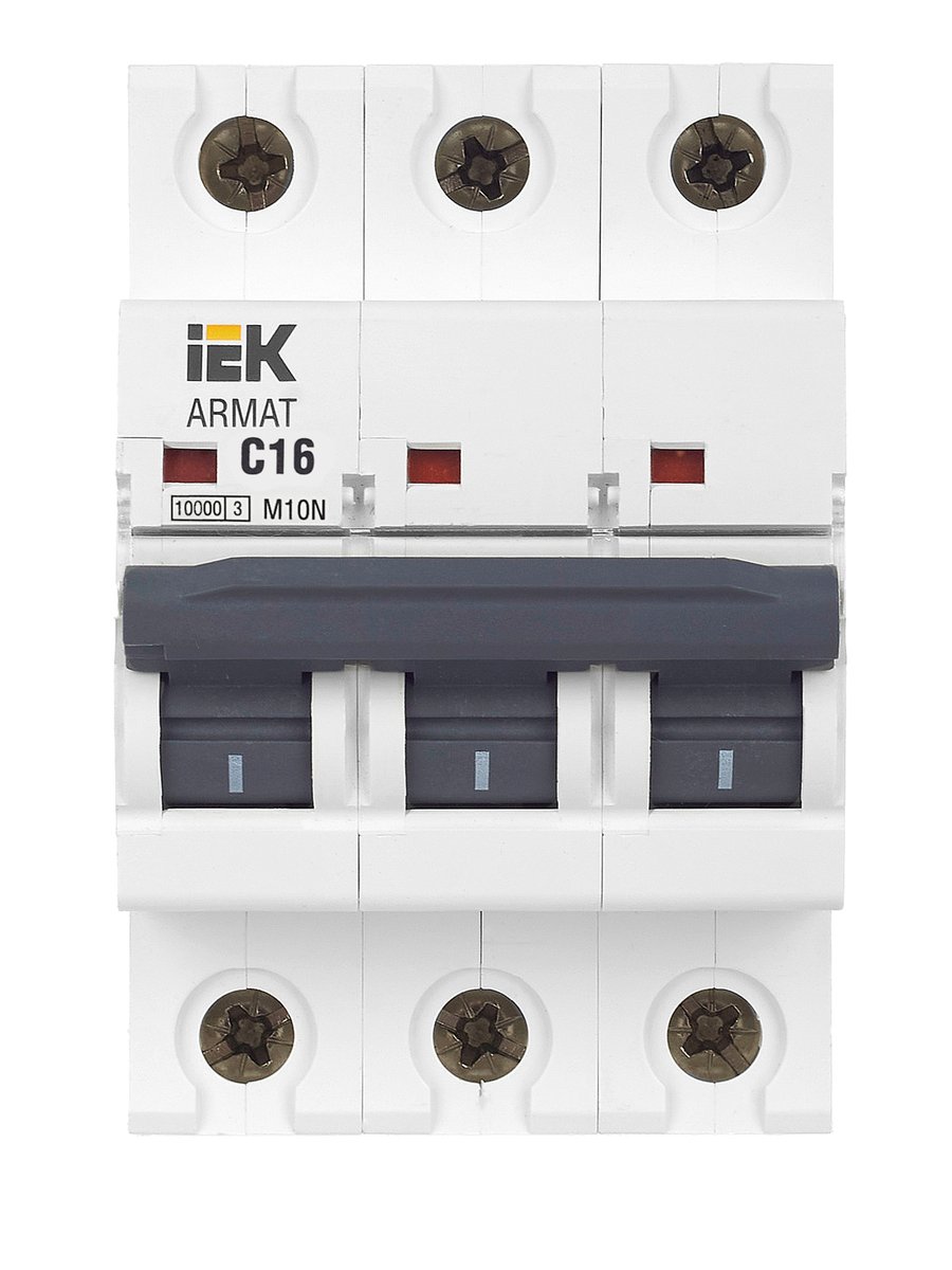Автоматический выключатель IEK ARMAT AR-M10N-3-C016