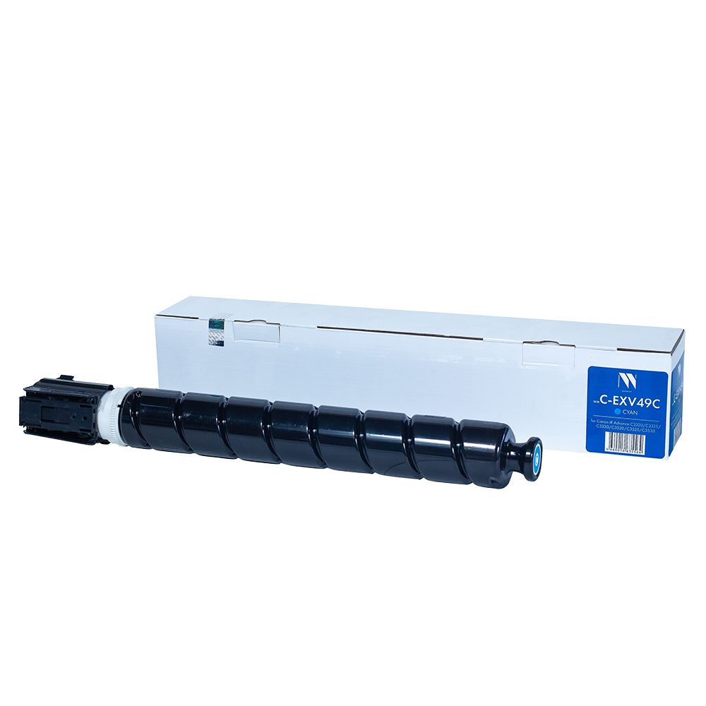 NVPrint C-EXV49C Картридж для Canon  iR ADV C3320/3320i/3325i/3330i/3530i/3525i/3520i (19000k),  Cyan (восстан.)