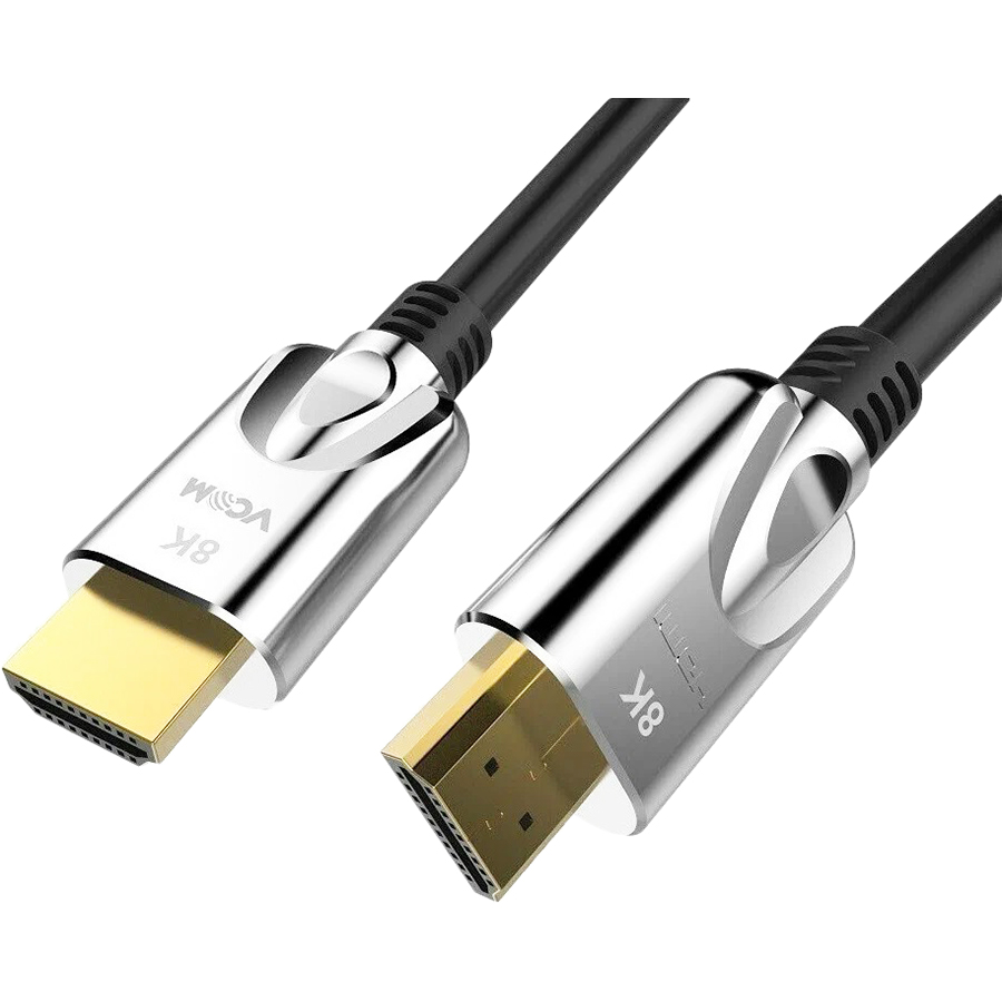Видео кабель vcom, HDMI (M) -> HDMI (M), HDMI 2.1, 8K@60Hz, 2 м, CG862-2M