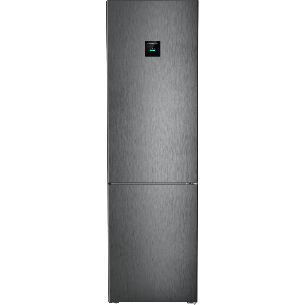 Холодильники LIEBHERR/ Plus, EasyFresh, МК NoFrost, 3 контейнера МК, в. 201,5 см, ш. 60 см, г. 67.5 см, класс ЭЭ A++, внутренние ручки, двери BlackSteel, дисплей на двери