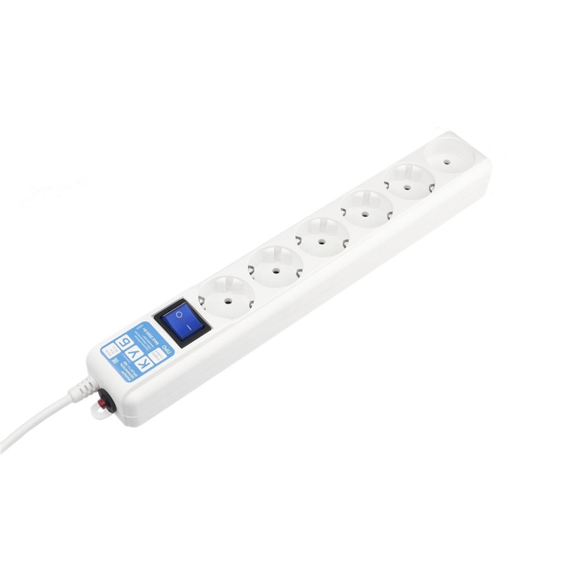 Фильтр-удлинитель Power Cube PRO, 5,0 м 6 розеток, LC контур, 16А/3,5кВт