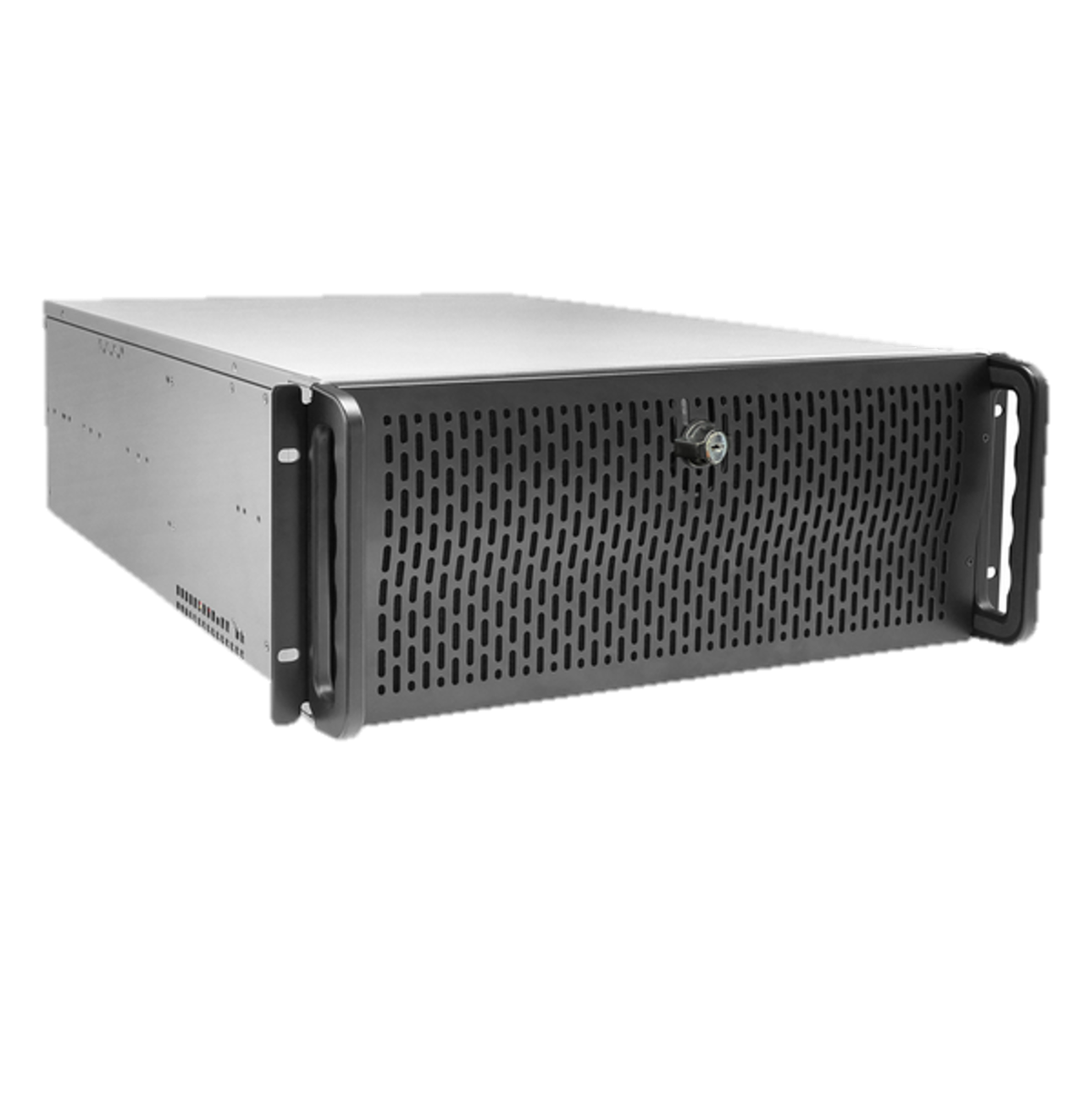Серверный корпус/ Server case YCC YRM-46515A0, 4U, E-ATX, w/o PSU,int. 15x3,5" HDD bays, 3x120mm front fans, 3x120mm middle fans, 2xUSB 2.0, 7xFHFL PCIe slots, depth 650mm, support ATX PSU