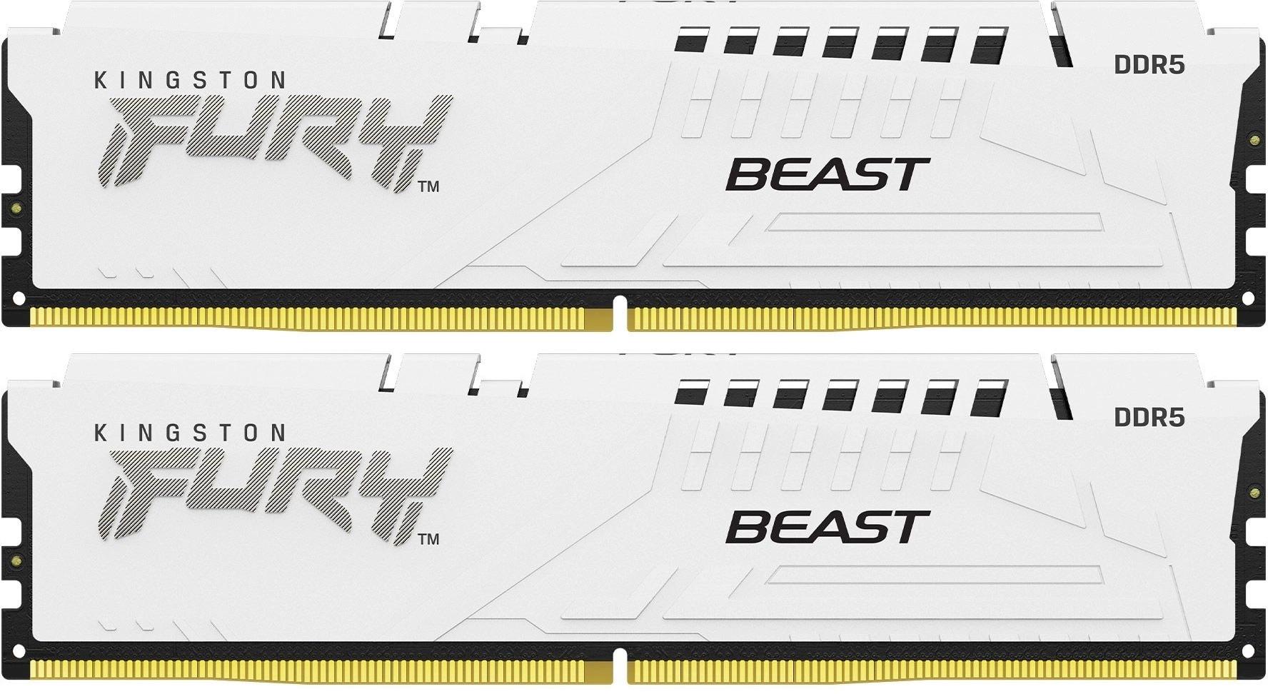 Память DDR5 2x16GB 6000MHz Kingston KF560C30BWEK2-32 Fury Beast RTL Gaming PC5-48000 CL30 DIMM 288-pin 1.4В kit single rank с радиатором Ret