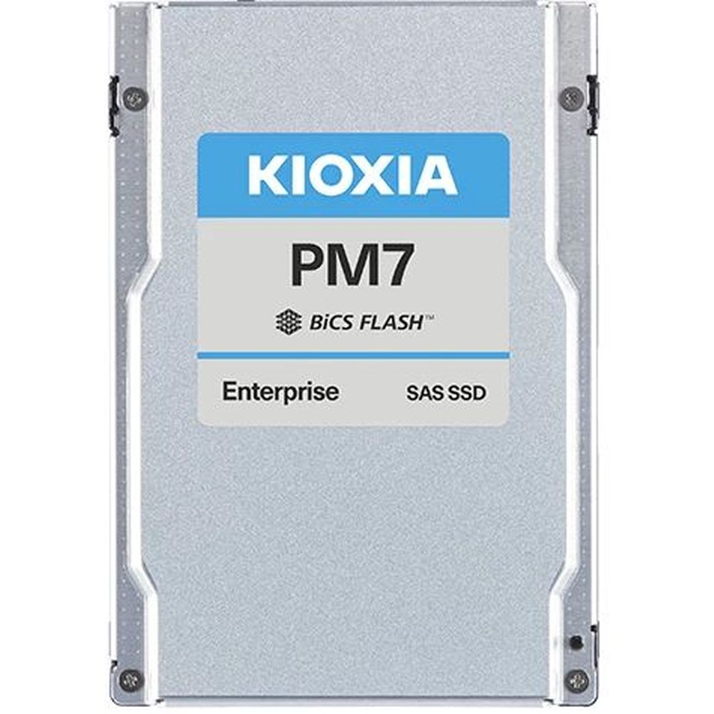 Серверный твердотельный накопитель/ KIOXIA SSD PM7-R, 1920GB, 2.5" 15mm, SAS 24G, TLC, R/W 4200/3400 MB/s, IOPs 720K/155K, TBW 3504, DWPD 1 (12 мес.)