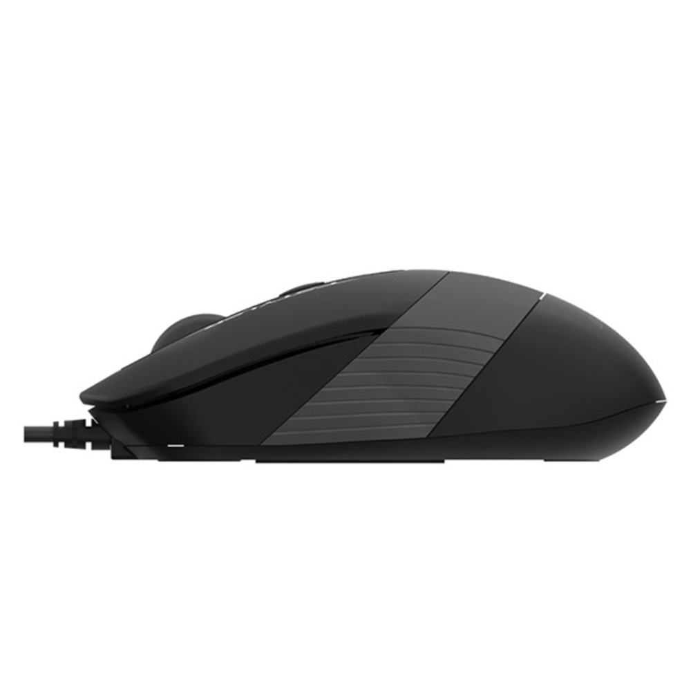 Мышь A4Tech Fstyler FM10 черный/серый оптич. 1600dpi USB 4but (FM10 GREY)