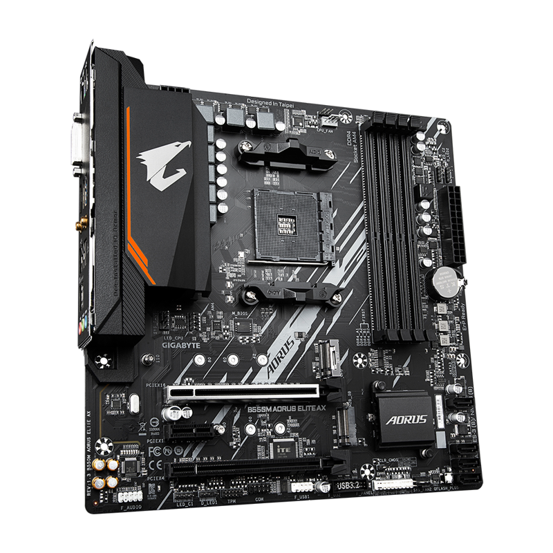Материнская плата/ B550M AORUS ELITE AX