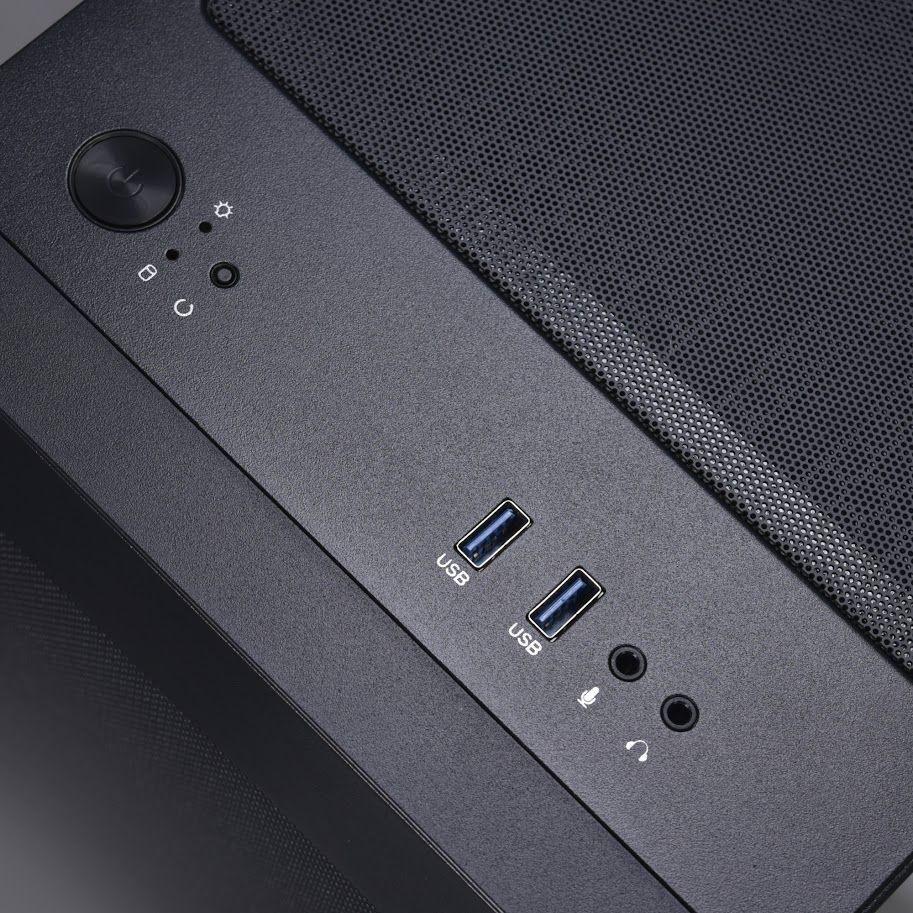 Корпус Lian-Li Lancool 205M Mesh черный mATX 3x120mm 2x140mm 2xUSB3.0 audio bott PSU [G99.OE744MX.10]