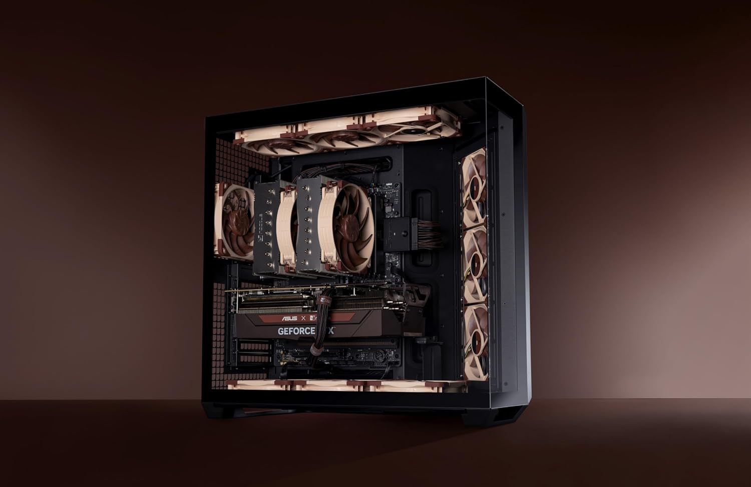 Кулер для корпуса/ Case Cooler Noctua NF-A12x25 G2 PWM (120x120x25mm, 4-pin PWM, 63.15CFM, 22.5dBA, 1800RPM, Beige/Brown)