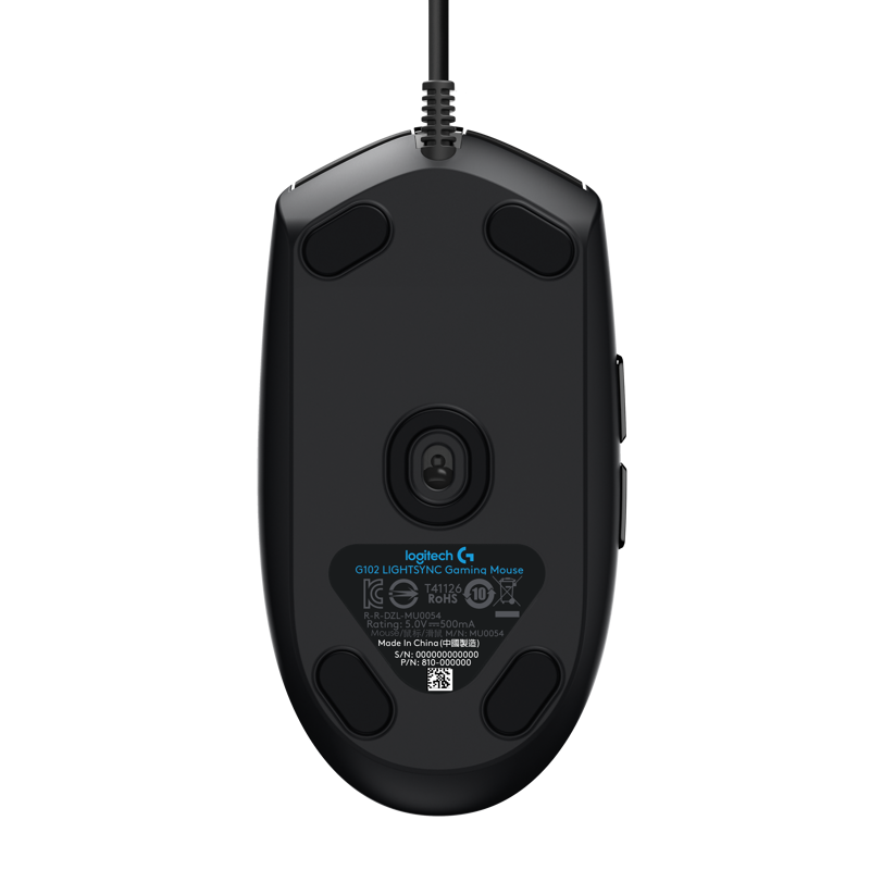 Мышь/ Logitech Mouse G102 LIGHTSYNC  Gaming Black Retail