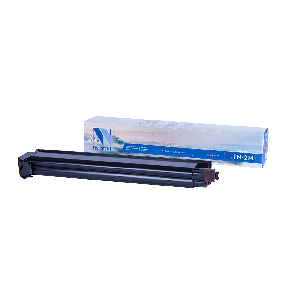 Картридж лазерный NVPrint совместимый Konica Minolta TN-214 пурпурный для bizhub C200 (18500k)