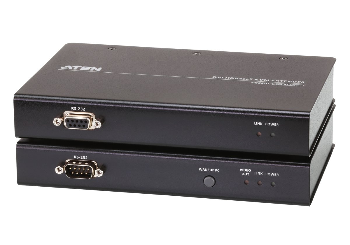 USB, DVI, КВМ-удлинитель HDBaseT™ 2.0 (1920 x 1200  100 м)/ATEN/ DVI HDBase T2.0 KVM Extender