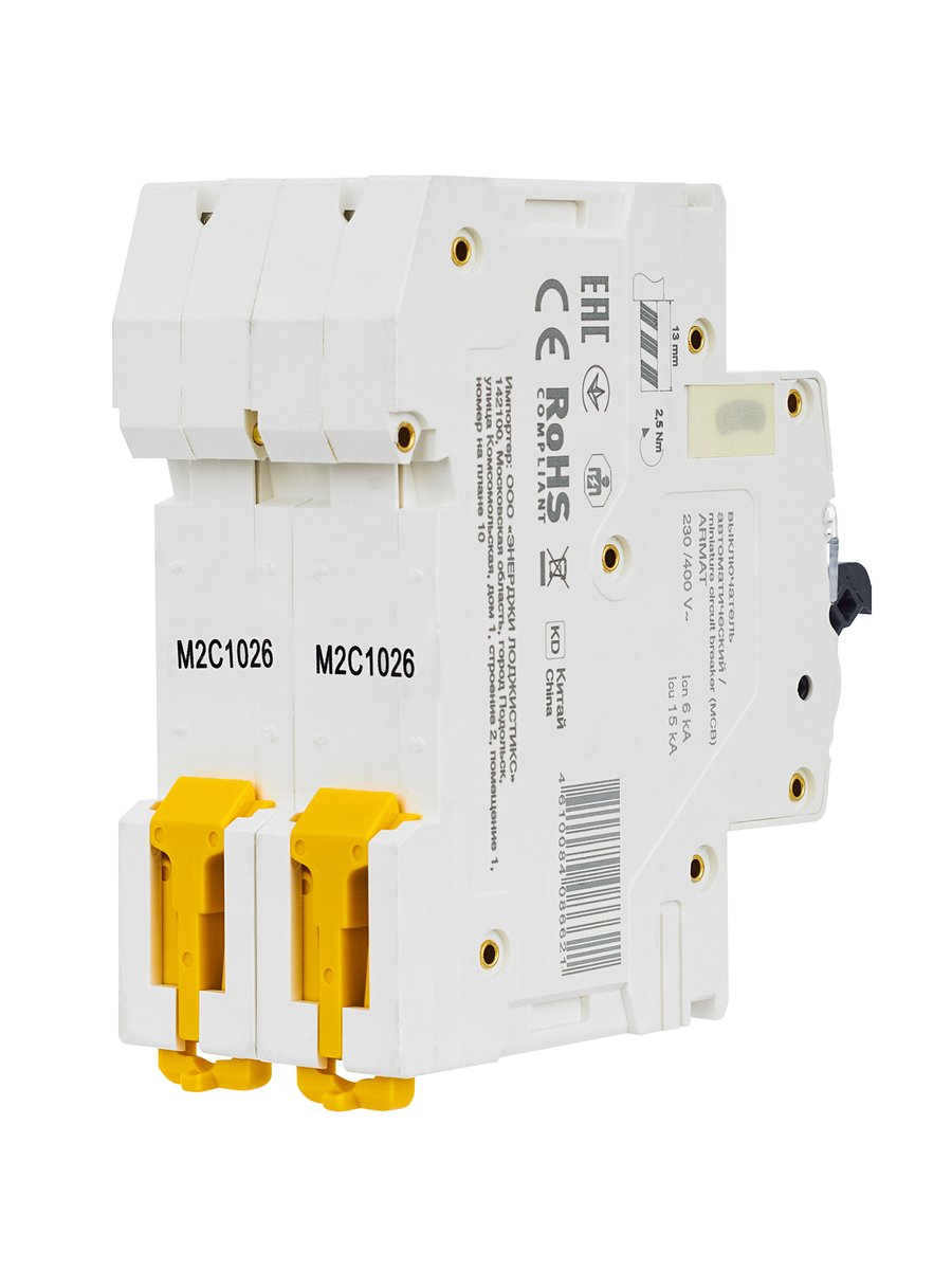 ARMAT Авт. выкл. M06N 2P C 10А IEK