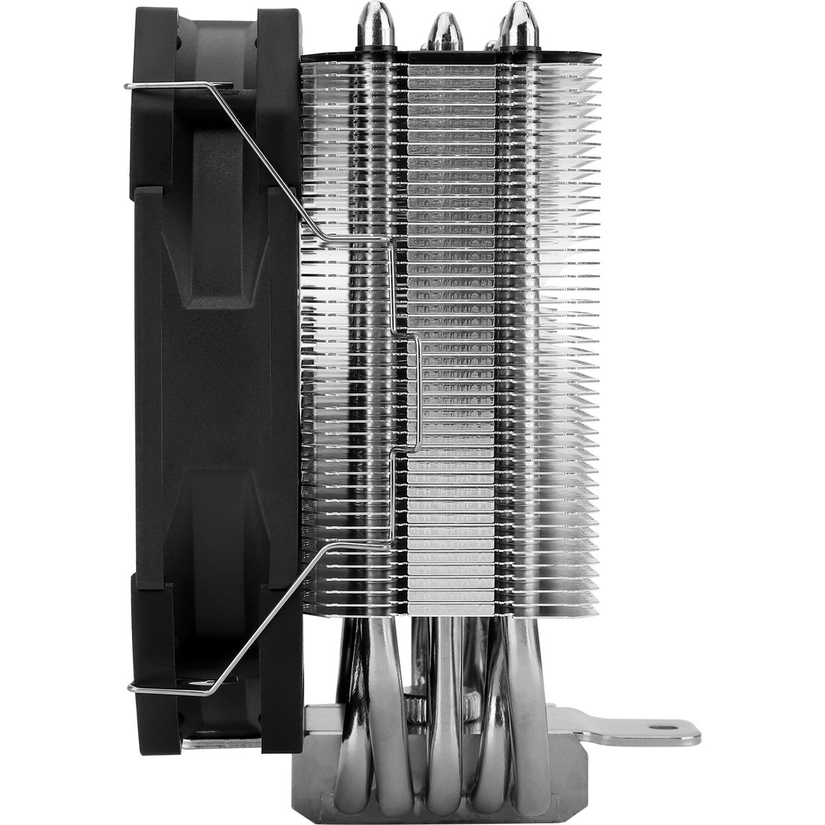 Кулер для процессора/ CPU Cooler Thermalright Assassin King 120 MINI V2 (4-pin PWM, 135mm, Al/Cu, 5x6mm, 1x120mm, 64.87CFM, 25.6dBA, 1500RPM, S: 1851/1700/1200/115X, AM5/AM4, black/silver)