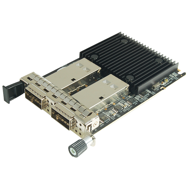 SUNRICH TECHNOLOGY(H.K.) LIMITED N-1030 Сетевая карта/ 100G Dual Port QSFP28 OCP3.0 Ethernet  Adapter  with  Intel E810-CA