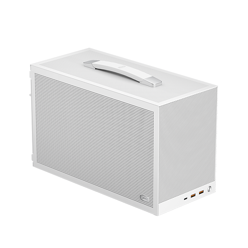 Корпус без блока питания/ Case PCCooler K101 MESH WH 3F, Mini-Tower, Mesh, 3x120mm, 2xUSB-A 3.0 + 1xUSB-C 3.1, SFX PSU Support, mITX White