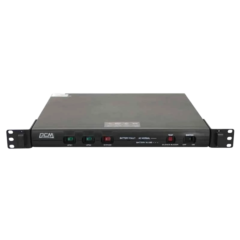 ИБП KIN-600AP, RackMount, линейно-интерактивный, 600 ВA, 480 Вт, вход IEC320 C14, 4 розетки IEC320 C13 с резервным питанием,  1 розетка IEC320 C13 с фильтрацией, USB, RS-232, защита RJ45, PF 0.8, ШхГхВ 377х362х44мм, 9.4 кг/ Powercom KIN-600AP RM USB