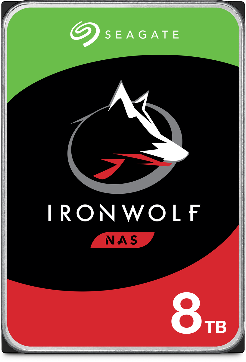 Жесткий диск Seagate IronWolf NAS HDD 3.5" SATA 8Tb, 7200 rpm, 256Mb buffer,  512e, ST8000VN004, 1 year, (analog ST8000VN0022)