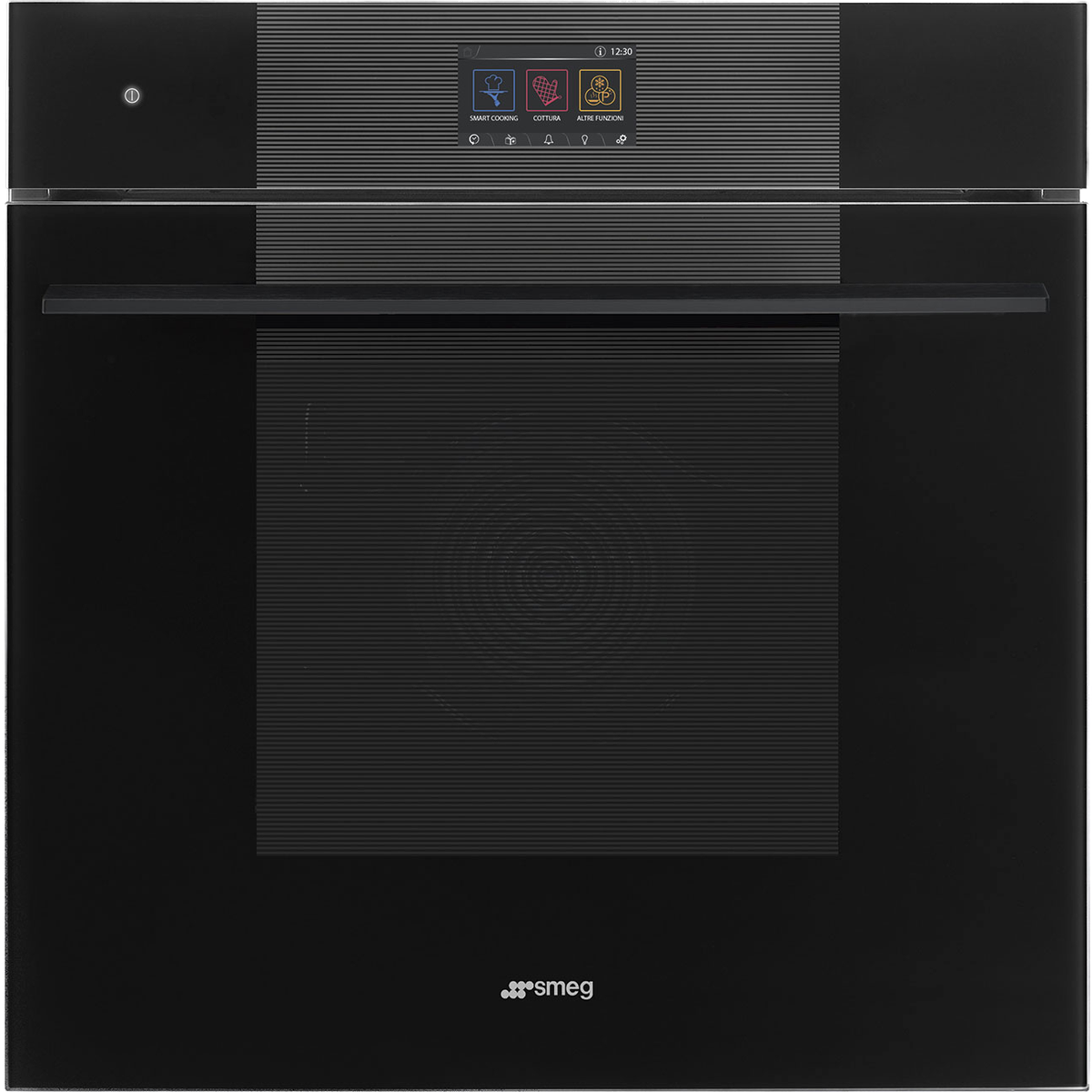 Встраиваемый духовой шкаф SMEG/ Встраиваемый духовой шкаф SMEG, 60 см, Linea, пар, пиролитическая очистка, 25-280 градусов, дисплей VivoScreen, галогенная подсветка, Soft Open/Close, 19 режимов, 150 автоматических программ, 10 персональных рецептов, сенсорное управление, поддержание тепла, автоматическое отключение, термощуп, полезный объем 68 л, энергоэффективность А+, цвет черный