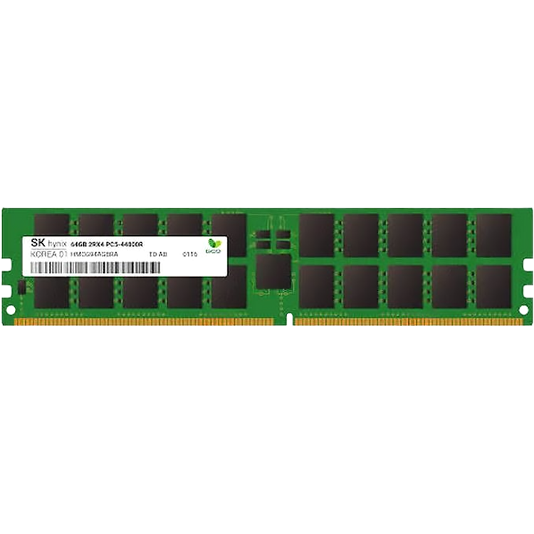Модуль памяти Hynix 64GB DDR5 HMCG94AGBRA632N 5600MHz DIMM 2Rx4 Registred ECC