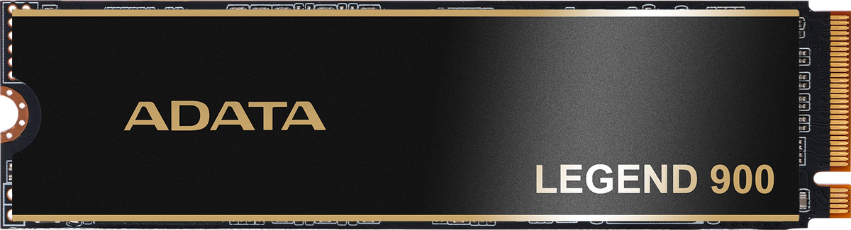 Твердотельный накопитель/ ADATA SSD LEGEND 900, 512GB, M.2(22x80mm), NVMe 1.4, PCIe 4.0 x4, 3D NAND, R/W 6200/2300MB/s, IOPs н.д./н.д., TBW 300, DWPD 0.14, with Heat Sink (5 лет)