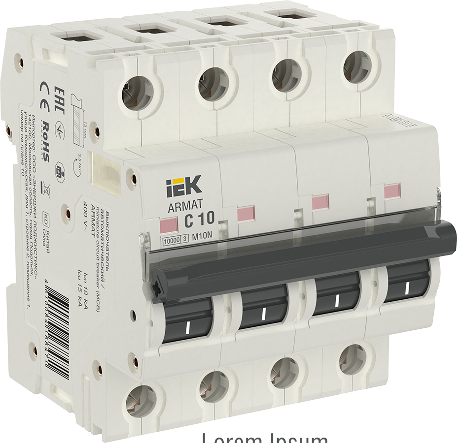 M10N 4P C 10А 10кА ARMAT (AR-M10N-4-C010)