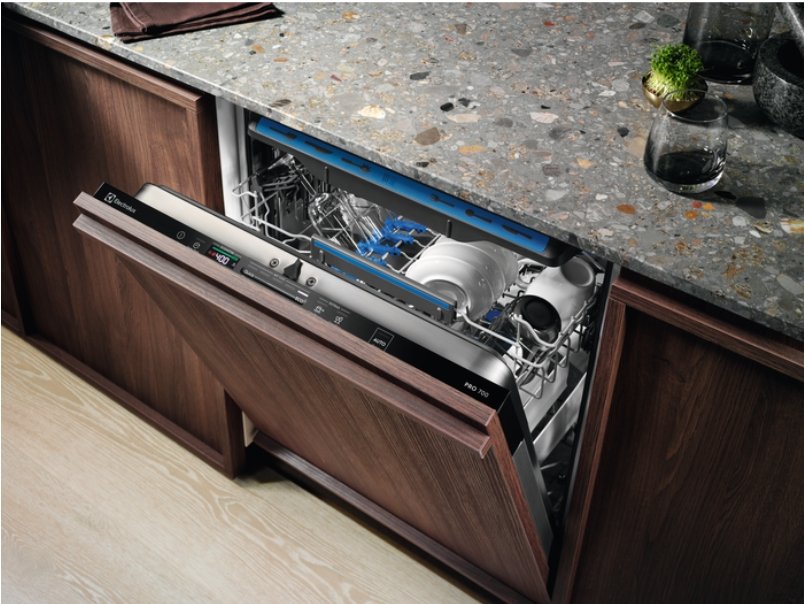 Встраиваемые посудомоечные машины ELECTROLUX/ загрузка на 14 комплектов посуды, сенсорное управление, 7 программ, 59.6x55x82 см, черный цвет, сушка: с открыванием дверцы, индикация на полу: проекция дисплея
