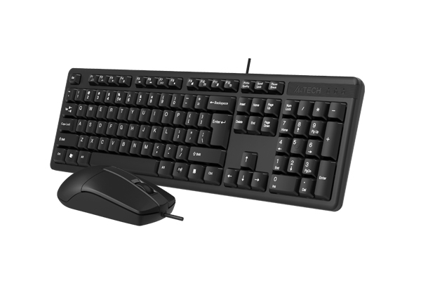 Клавиатура + мышь A4Tech KK-3330 клав:черный мышь:черный USB (KK-3330 USB (BLACK))