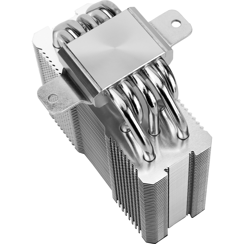 Кулер для процессора/ CPU Cooler Thermalright Assassin King 120 MINI V2 (4-pin PWM, 135mm, Al/Cu, 5x6mm, 1x120mm, 64.87CFM, 25.6dBA, 1500RPM, S: 1851/1700/1200/115X, AM5/AM4, black/silver)