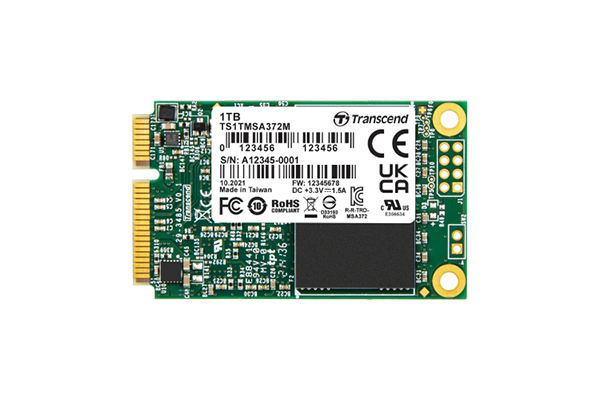 Transcend TS256GMSA372I Твердотельный накопитель/ Transcend SSD 256GB, mSATA, SATA3, MLC WD-15, Wide  Temp (industrial u