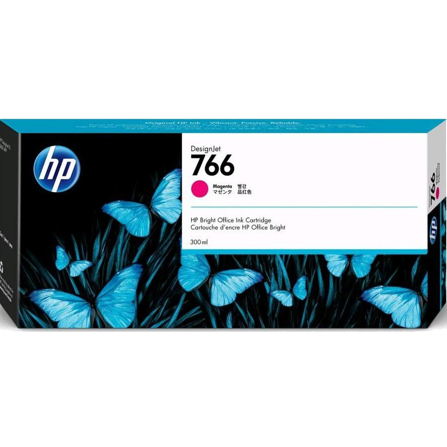 Картридж струйный HP 766 пурпурный для HP DesignJet XL 3600 MFP, 300 мл