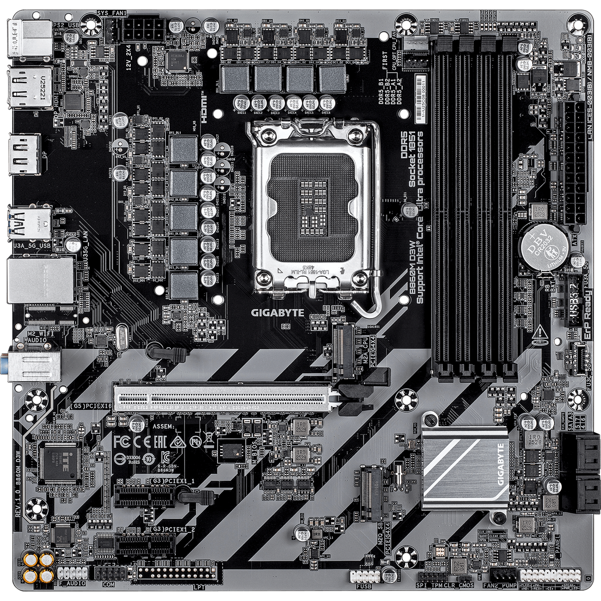 Материнская плата Gigabyte B860M D3W