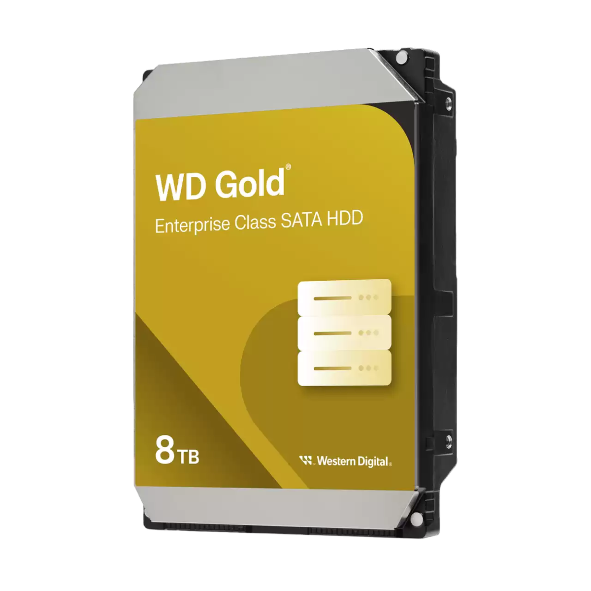 Диск HDD Western Digital - Gold, для системы хранения, SATA, 6 Гб/с, 3.5", 8 ТБ, 7200 rpm, 256MB, WD8005FRYZ