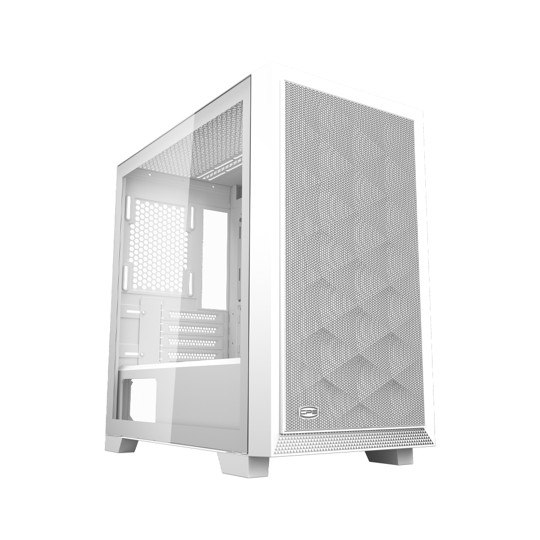 C3D310 WH PcCooler Корпус без блока питания/ Case PCCooler , Mini-Tower, TG, Mesh, no fans, 2xUSB-A 3.0, mATX, mITX Wh