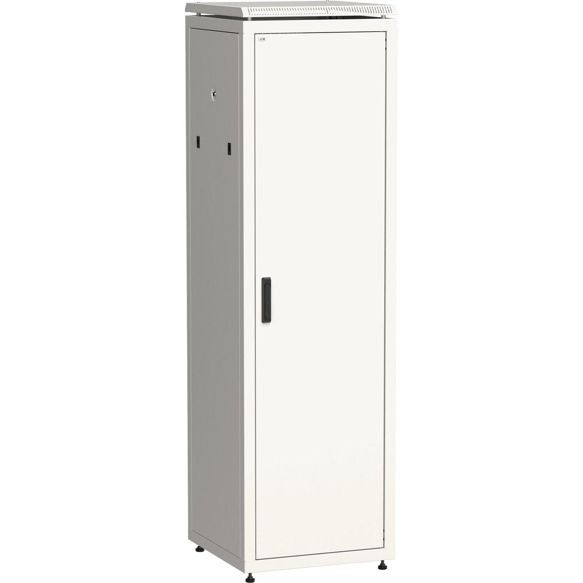 Шкаф сетевой 19" LINEA N 42U 600х800 мм металлическая передняя дверь серый