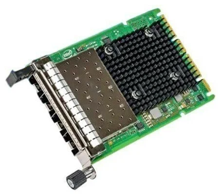 Сетевая карта/ Intel® Ethernet Network Adapter X710-DA4 for OCP 3.0, Quad SFP+ Ports, 10 GBit/s, OCP 3.0 PCI-E x8 (v3), VMDq, PCI-SIG* SR-IOV Capable, iSCSI, FCoE, NFS