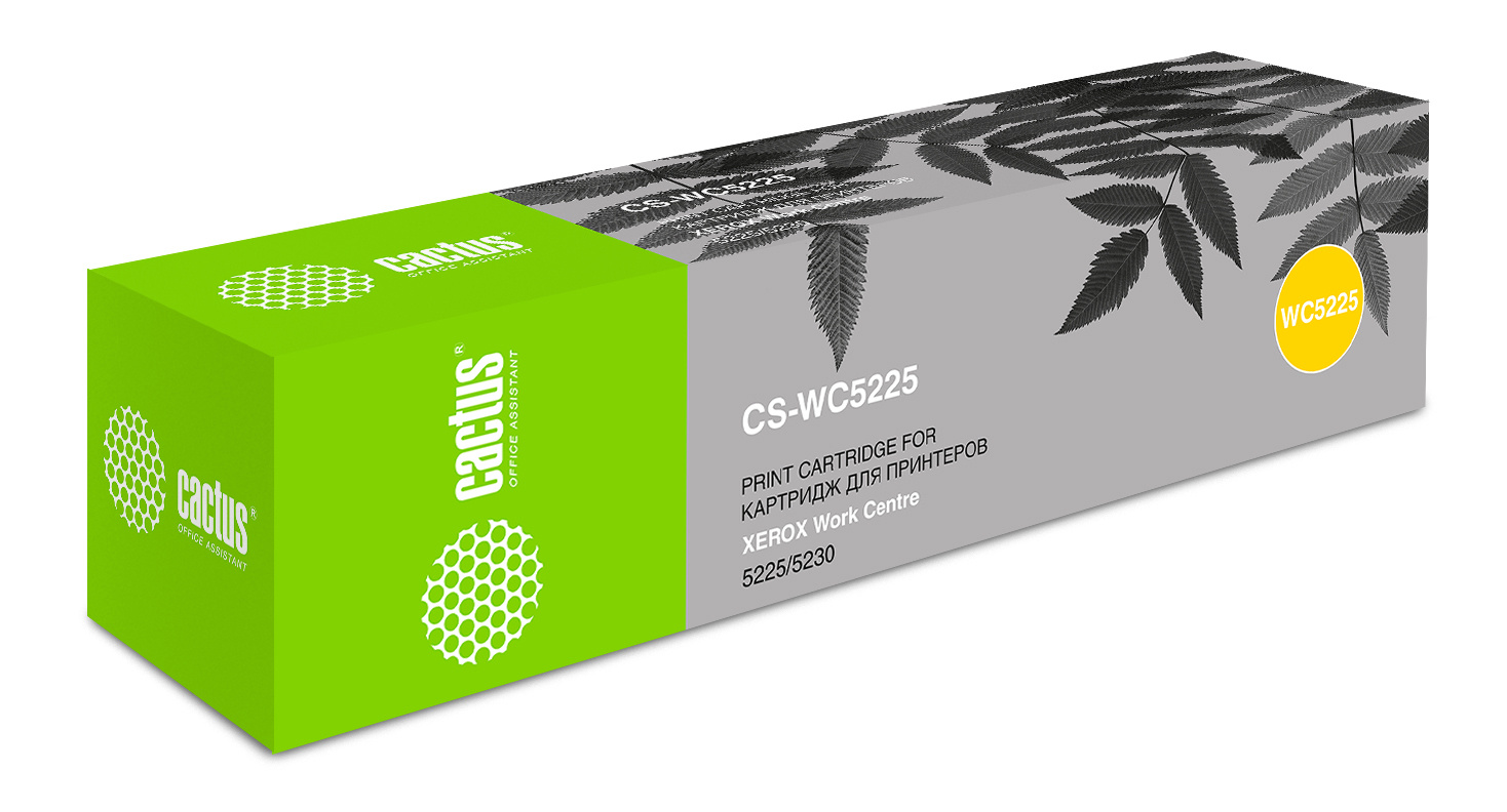 Cactus 106R01305 Тонер Картридж Cactus CS-WC5225 (106R01305) черный для Xerox 5225/5230 (30000стр.)