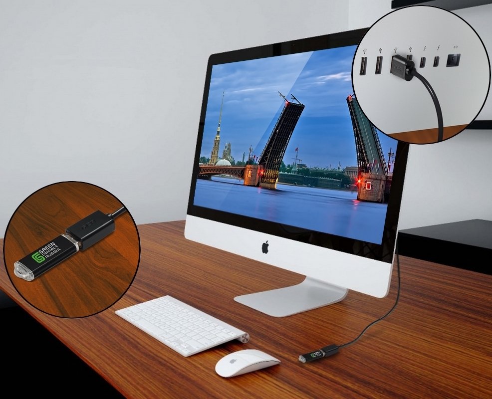 GCR Удлинитель 1.5m USB AM/AF, черный, 28/24 AWG, медь