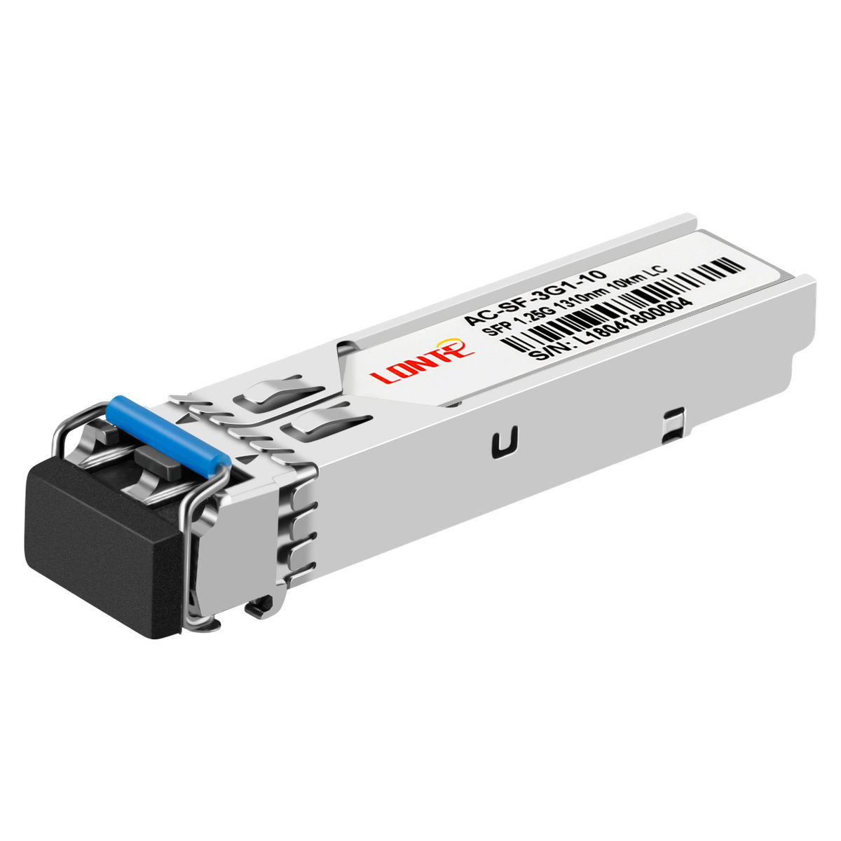 Промышленный трансивер Lonte Technology, SFP, 1000Base-LX, Duplex LC, Одномодовый, wavelength TX-1310 нм / RX-1310 нм, до 10Км, DDM, -40 - 85°C, AC-SF-3G1-10F