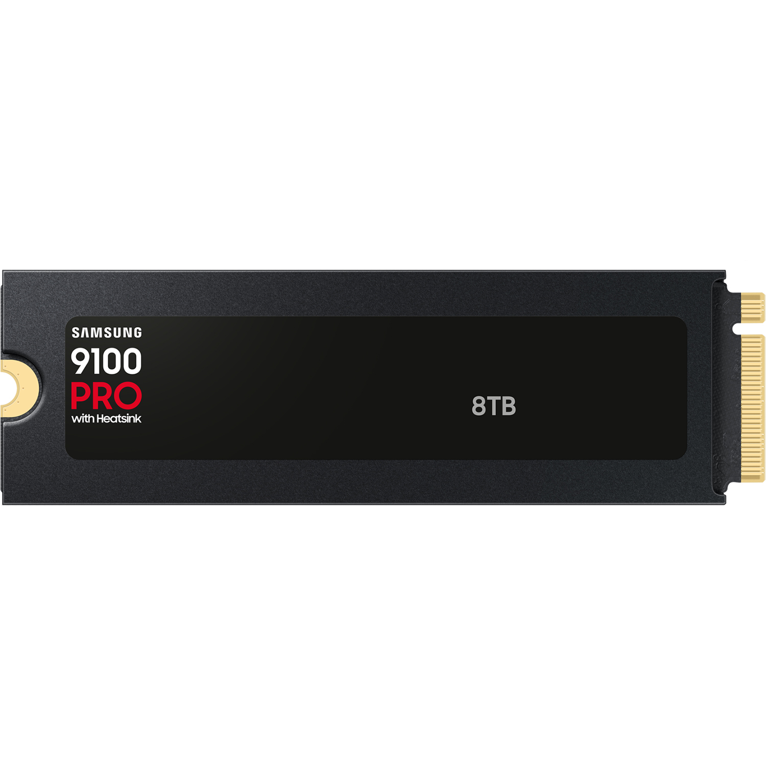 Твердотельный накопитель/ Samsung SSD 9100 PRO, 8000GB, M.2(22x80mm), NVMe 2.0, PCIe 5.0 x4, V-NAND TLC, R/W 14800/13400MB/s, IOPs 2 200 000/2 600 000, TBW 4800, DWPD 0.3, with Heatsink (12 мес.)