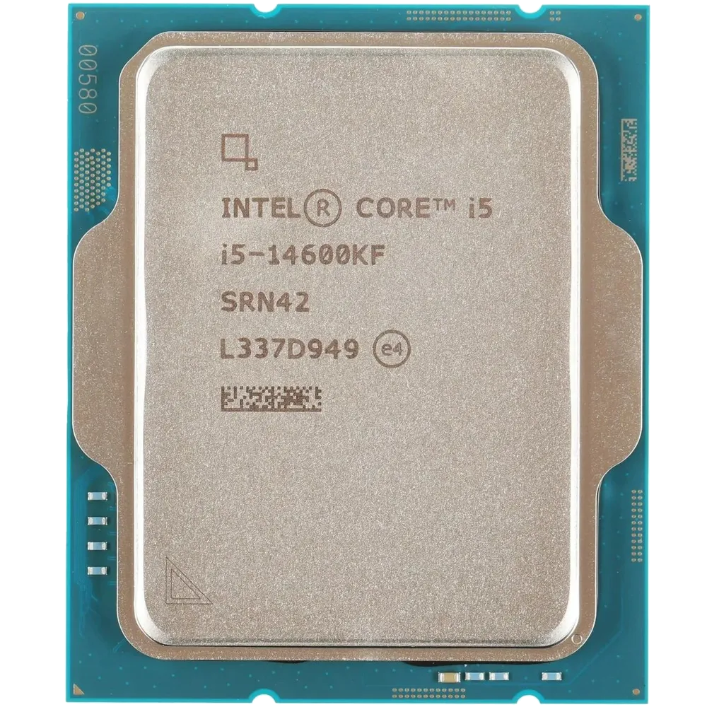 Центральный Процессор Intel Core i5-14600KF OEM (Raptor Lake, Intel 7, C14(8EC/6PC)/T20, Efficient-core Base 2.6GHz(EC), Performance Base 3,5GHz(PC), Turbo 5,3GHz, Max Turbo 5,3GHz, Without Graphics, L2 20Mb, Cache 24Mb, Base TDP 125W, Turbo TDP 181W, S17