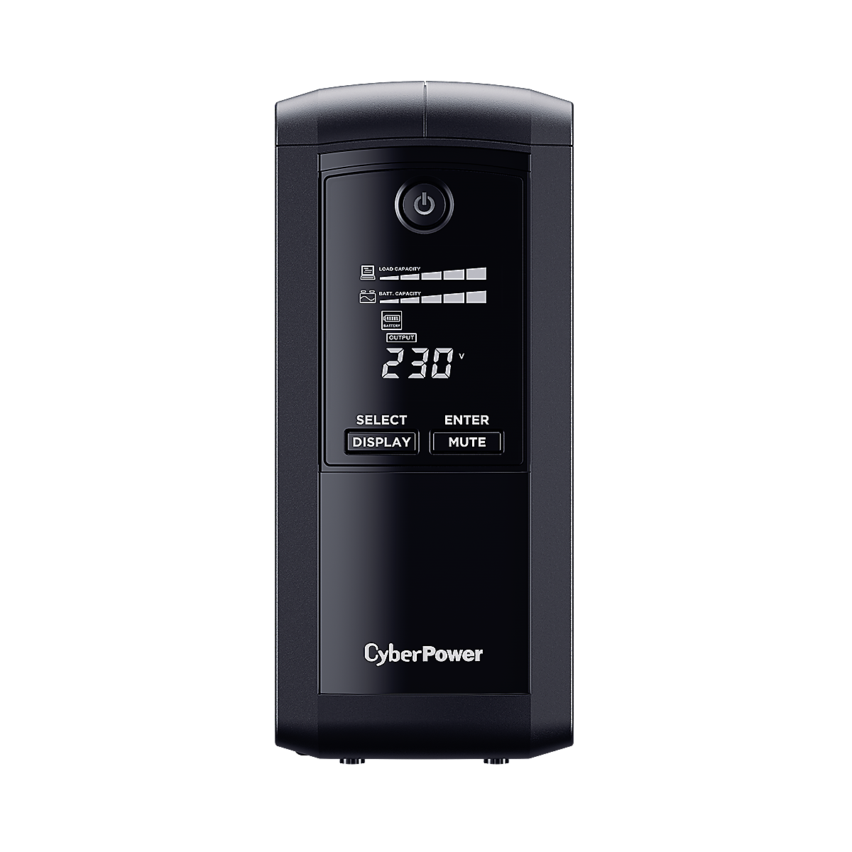 VP1000ELCD ИБП CyberPower Value Pro 1000 ВА Schuko х 4 шнур 1.5 метра USB RS232 линейно-интерактивный напольный 100х260х227 (ШхГхВ) 1ф