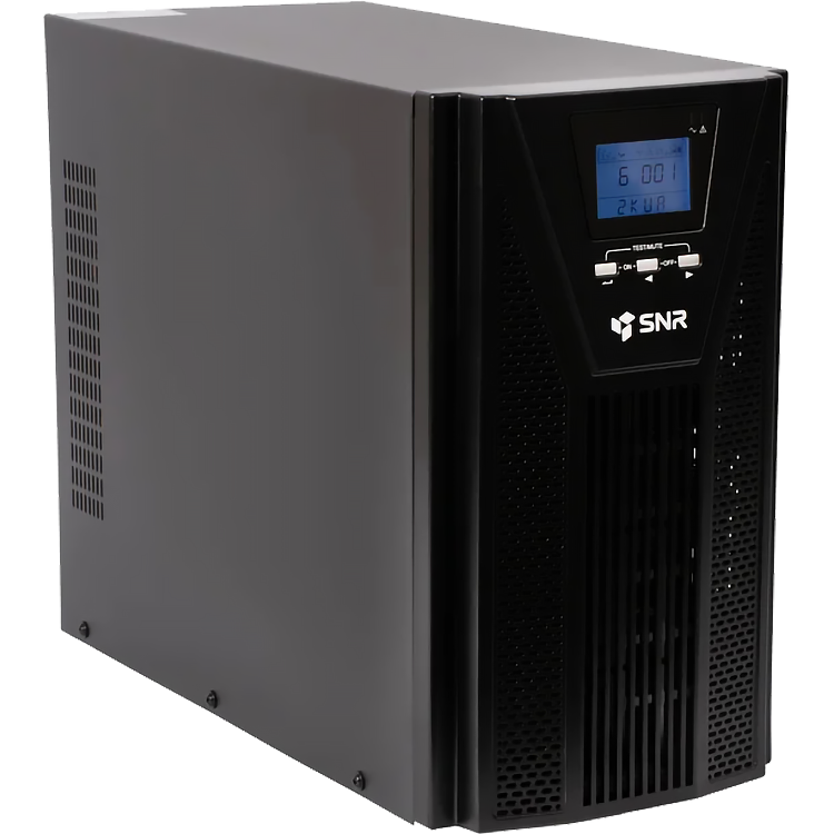 Источник бесперебойного питания онлайн SNR BASE 2000ВА/1800Вт, 1ф:1ф, 48В(DC), LCD, 6А(ЗУ), без АКБ/ Online, Tower, UPS