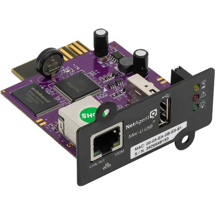 Модуль удаленного мониторинга SNMP DZ807 для ИБП/ SNMP card