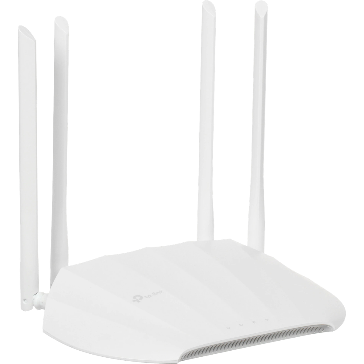 TP-Link AC1200 Dual-Band Wi-Fi Access Point. SPEED: 300 Mbps at 2.4 GHz + 867 Mbps at 5 GHz. SPEC: 4× Fixed Antennas, 1× Gigabit Port . FEATURE: Passive PoE Supported, AP/Client/Range Extender/Multi-SSID Mode, Beamforming, MU-MIMO, Captive Portal (WA1201)
