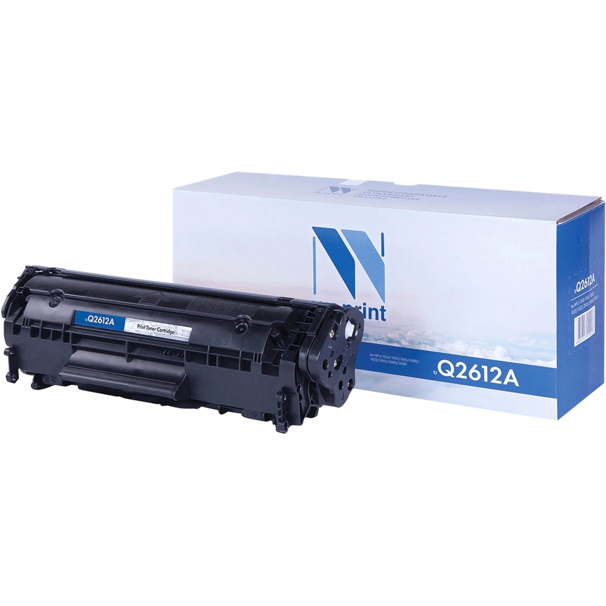 Набор картриджей лазерных NV-Print NV-Q2612A-SET3 для HP LaserJet 1010/1012/1015/1018/1020/1022/3015/3020/3030/3050/3050Z/3052/3055/M1005mfp, черный, 3x2000 стр.