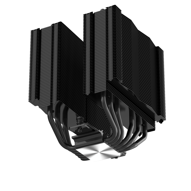 Кулер для процессора/ CPU Cooler SAMA A60B (265W, 4-pin PWM, 156.5mm, 6x6mm, 2x120mm, 78CFM, 29dBA, 2200RPM, S: 1851/1700/1200/115X, AM5/AM4, black)