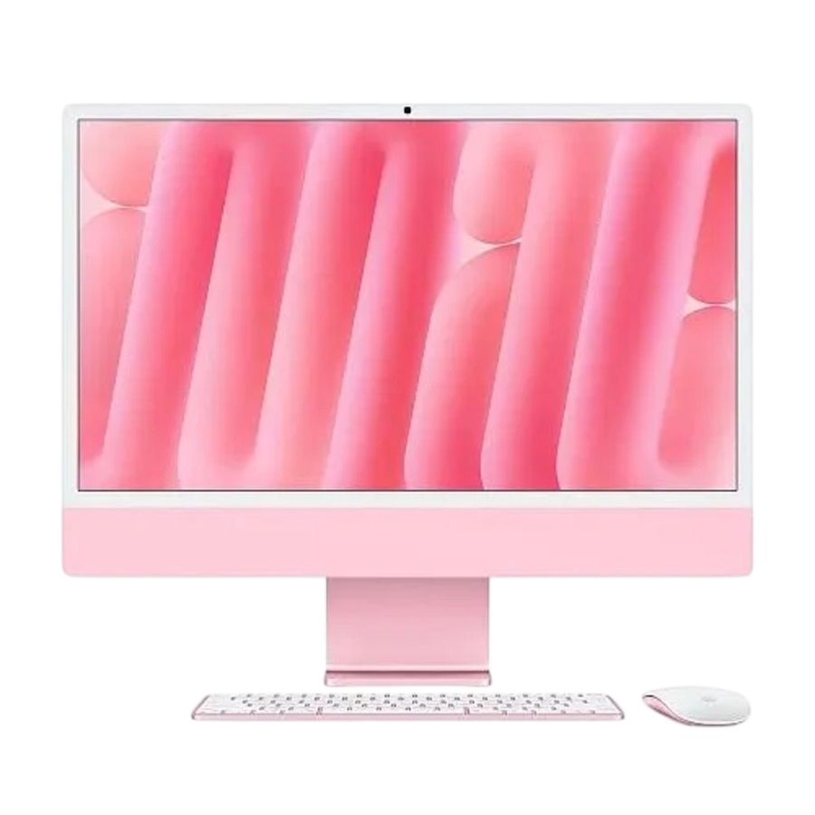 Моноблок Apple iMac 24 2024 (Z1E6000FV), 4480x2520, Apple M4, RAM 16 ГБ, SSD 512 ГБ,  8-core CPU, 8-core GPU, MacOS, Pink, розовый
